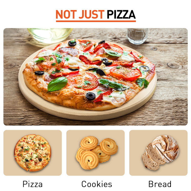 12 Inch Pizza Stone for Oven and Grill