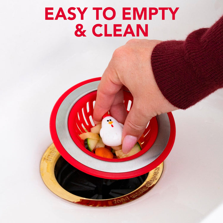 Doodle Doo Kitchen Sink Strainer Basket