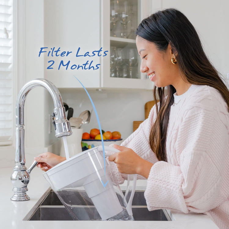 MINA Alkaline Water Filter Pitcher