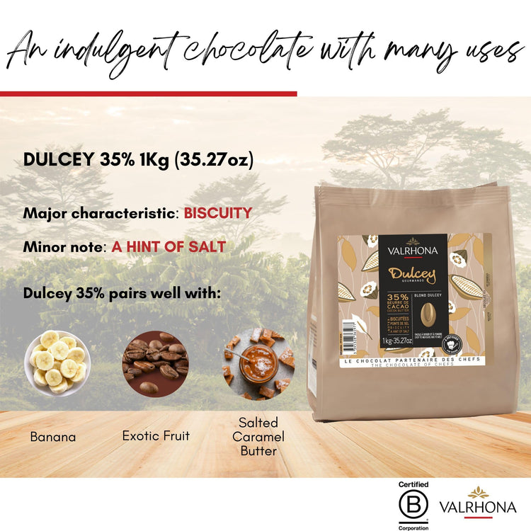 Premium French Baking Blonde Chocolate Discs (35.2 Ounce)