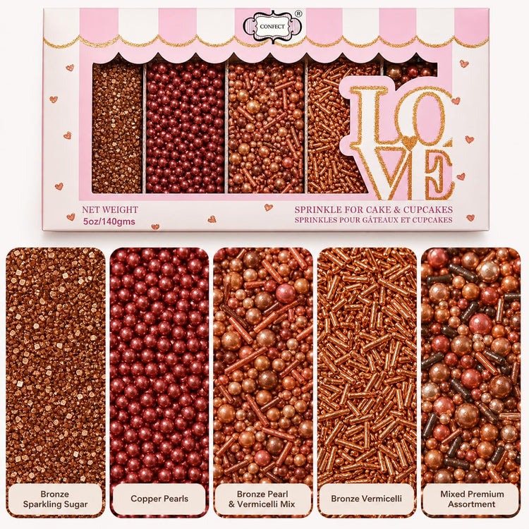Metallic Sprinkles Mix (5 Ounce)