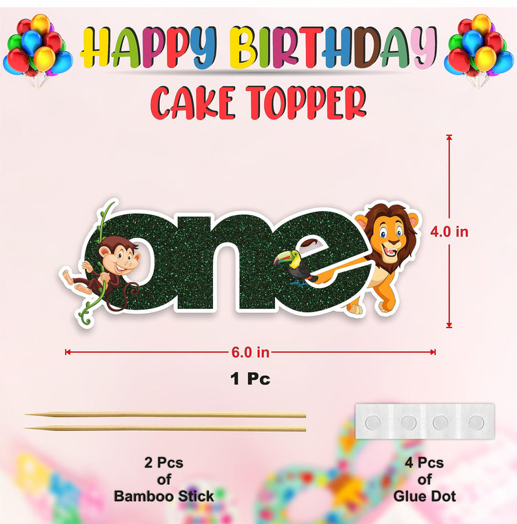 Jugle Safari One Cake Topper