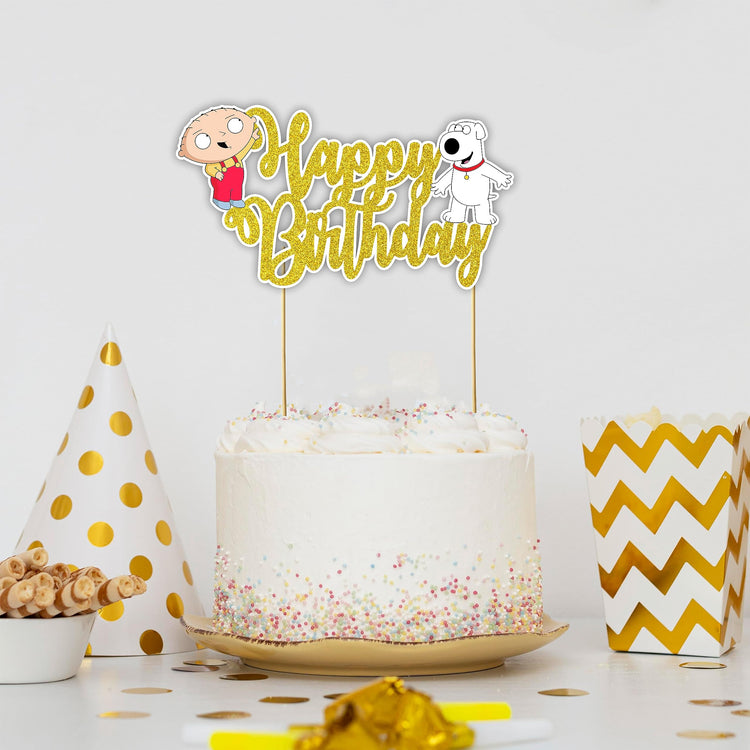 Stewe Grifin Happy Birthday Cake Topper