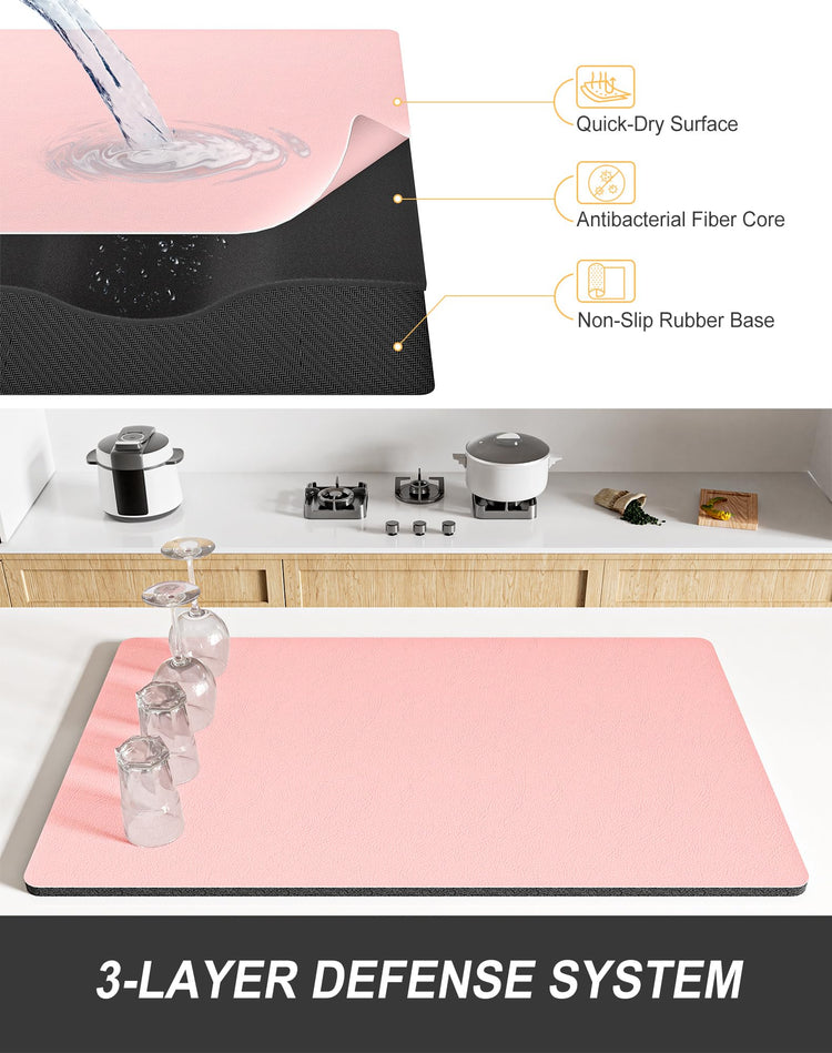 Dish Drying Mat for Kitchen Counter