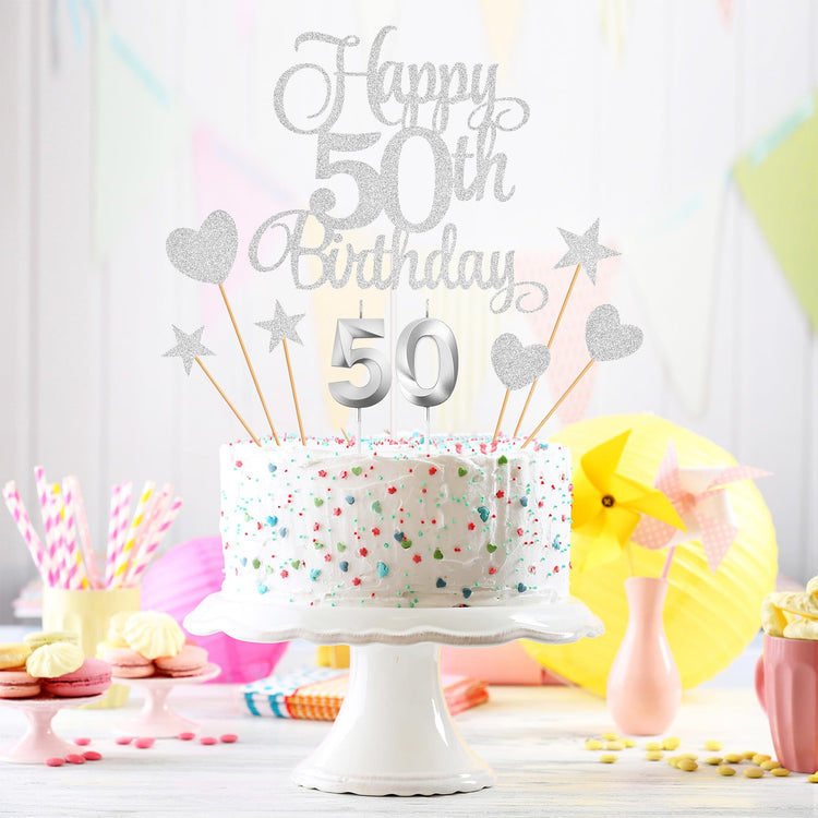 50th Birthday Cake Decorations