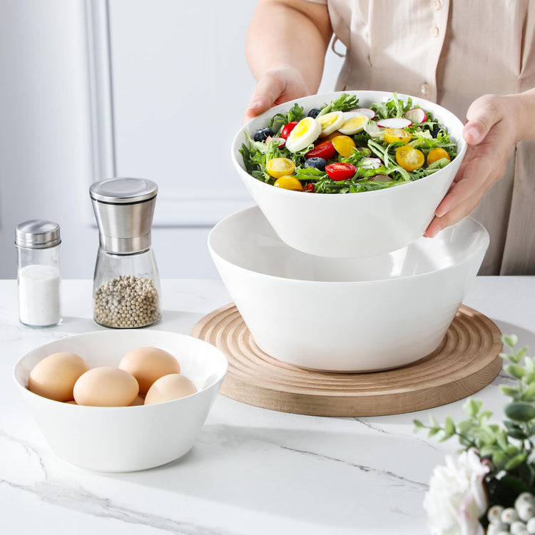 White Serving Bowls Set of 3 (3 Count)