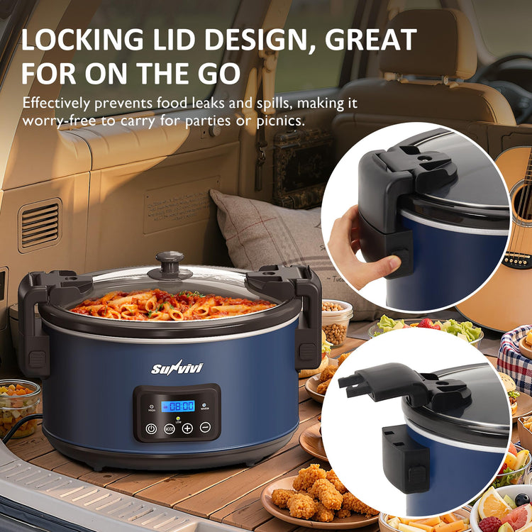 8.5 Quart Programmable Slow Cooker