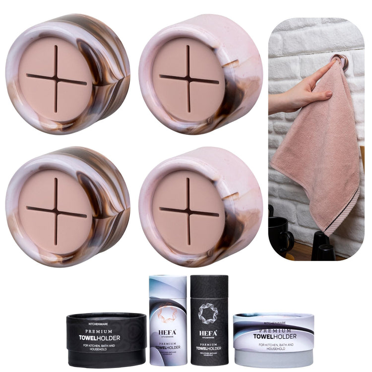Towel Holder Towel Hooks (4 Count)