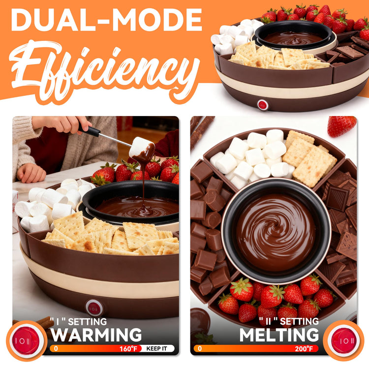 Cheese & Chocolate Fondue Machine