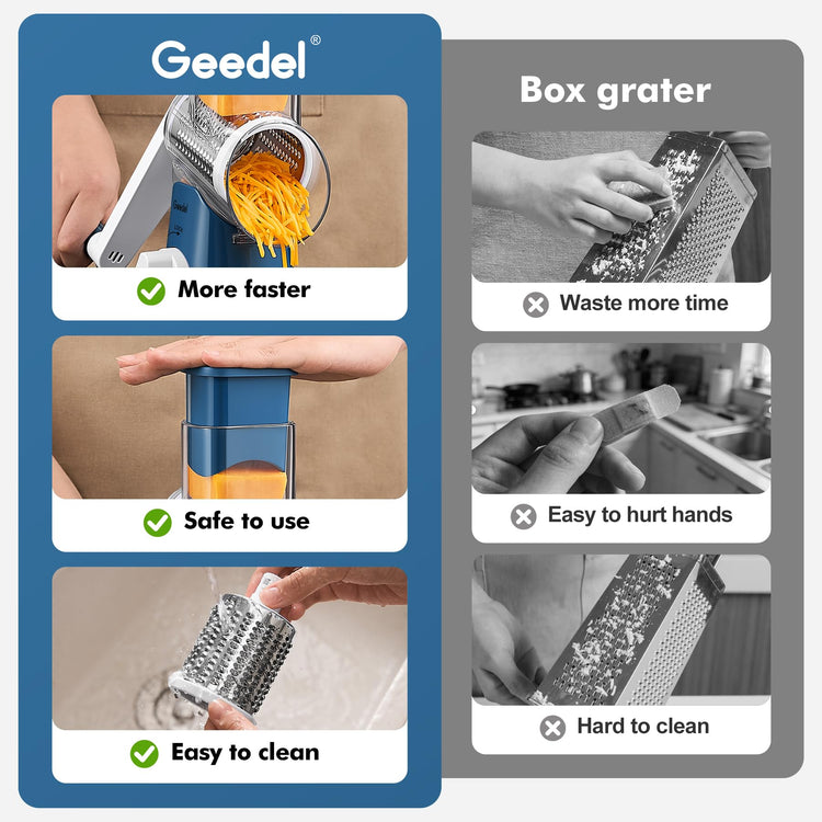 Rotary Cheese Grater Hand Crank