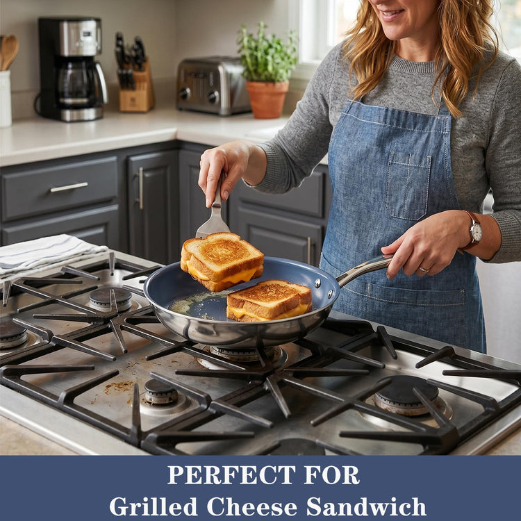 8 Inch Ceramic Frying Pan Skillet