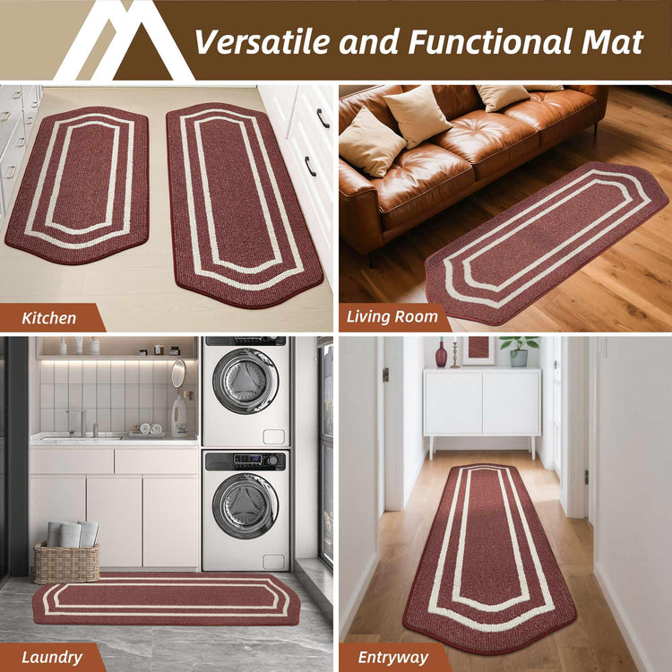 Long Kitchen Floor Mats and Rugs Non Slip Washable