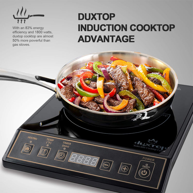 1800W Portable Induction Cooktop Countertop Burner
