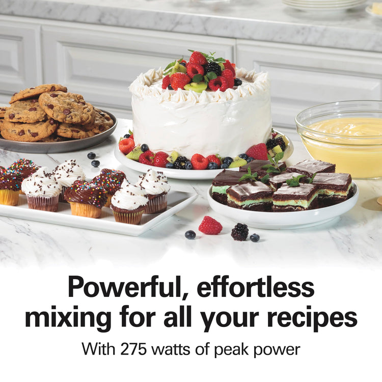 6 Speed Electric Hand Mixer With Easy Clean Beaters