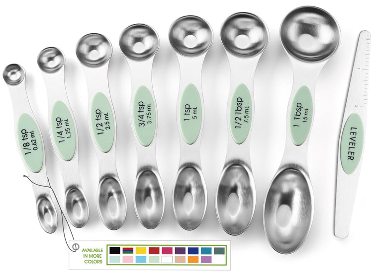 Stainless Steel Magnetic Measuring Spoons Set of 8 (8 Count)