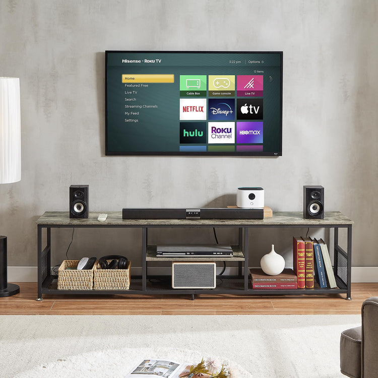TV Stand with Power Outlets for Televisions up to 80Inch