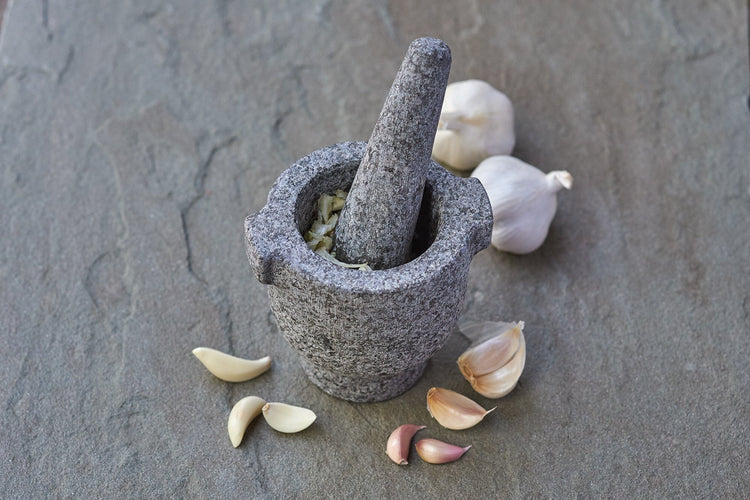 Mortar and Pestle with Flange