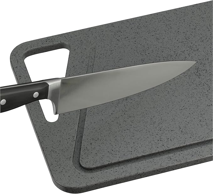 WMF Cutting Board, Stainless Steel, Grey, 38 x 25 cm