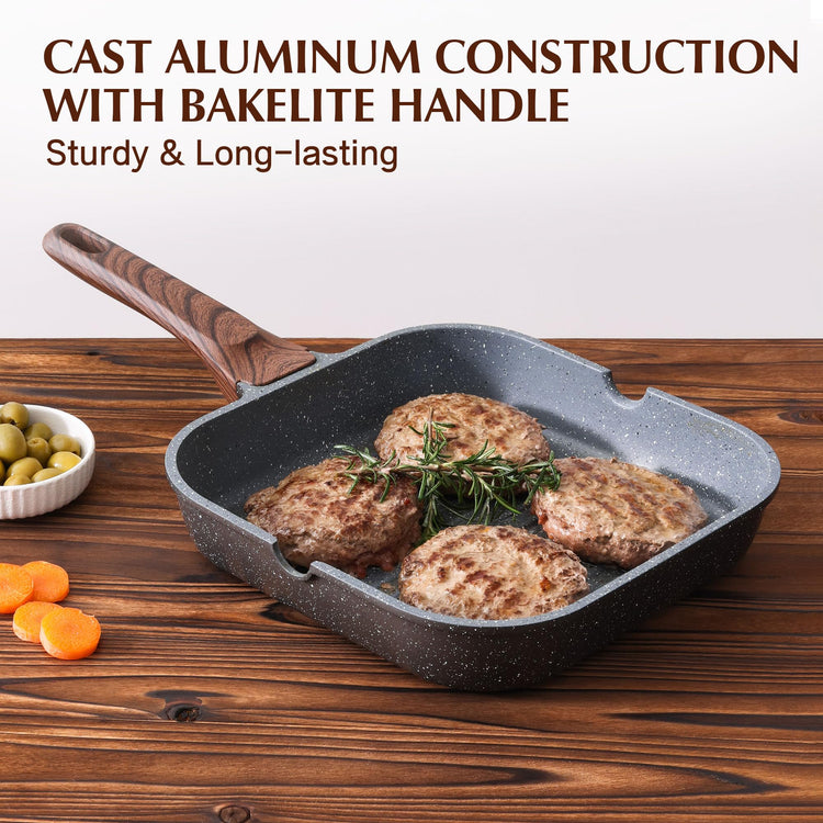 Nonstick Grill Pan for Stove Tops