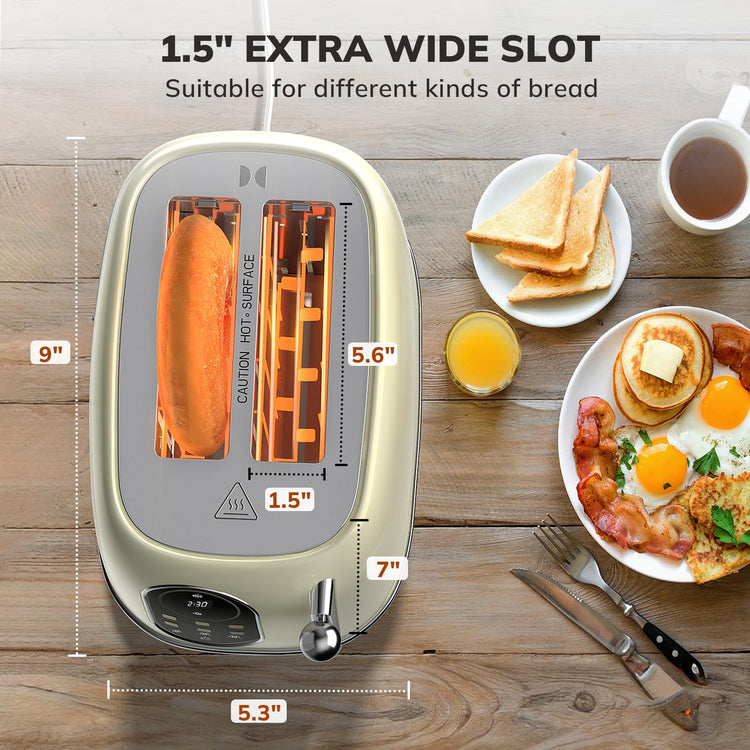 Smart Touch Screen Toaster 2 Slice