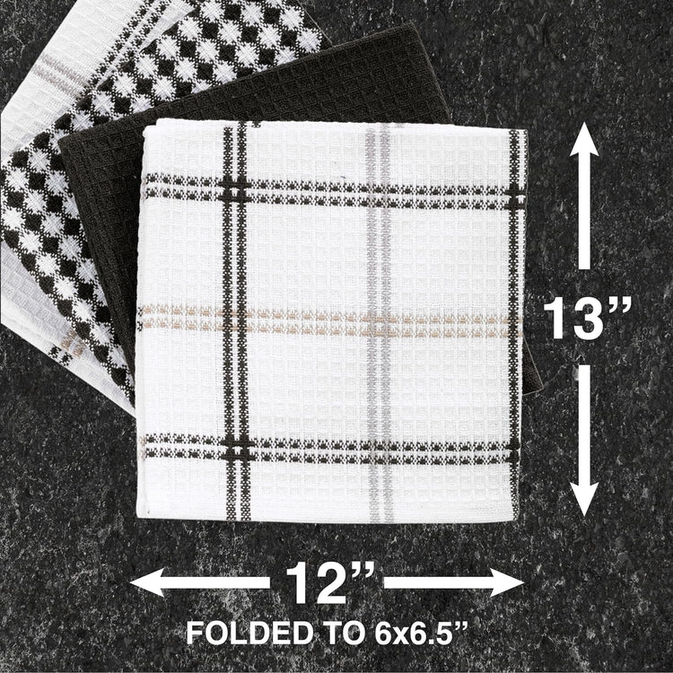 Premium Waffle Dish Cloths (4 Count)