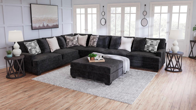 Lavernett Contemporary Square Oversized Accent Ottoman