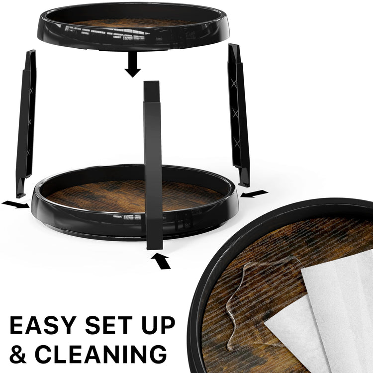2 Tier Lazy Susan Spice Organizer
