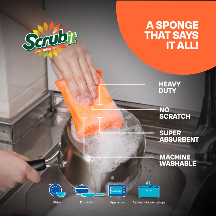 Reusable Sponges for Dishes (12 Count)