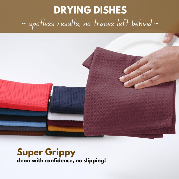 Cotton Kitchen Towel with Hanging Loop 16x26 inches (6 Count)