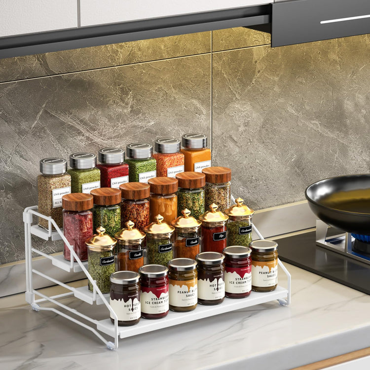 Spice Rack Organizer for Cabinet