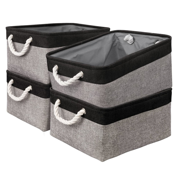 Storage Bins Storage Cubes Storage Containers for Organizing with Handles for Organizer Bins