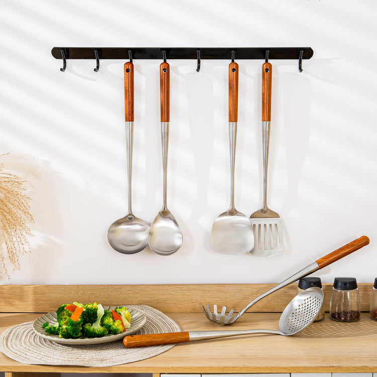 304 Stainless Steel Kitchen Utensil Sets (6 Count)