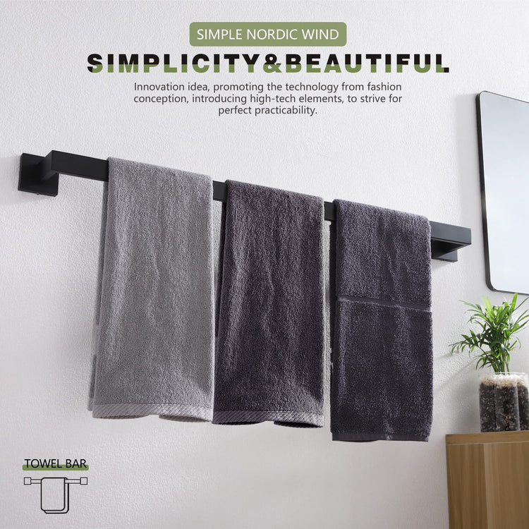 32 Inch Single Towel Bar
