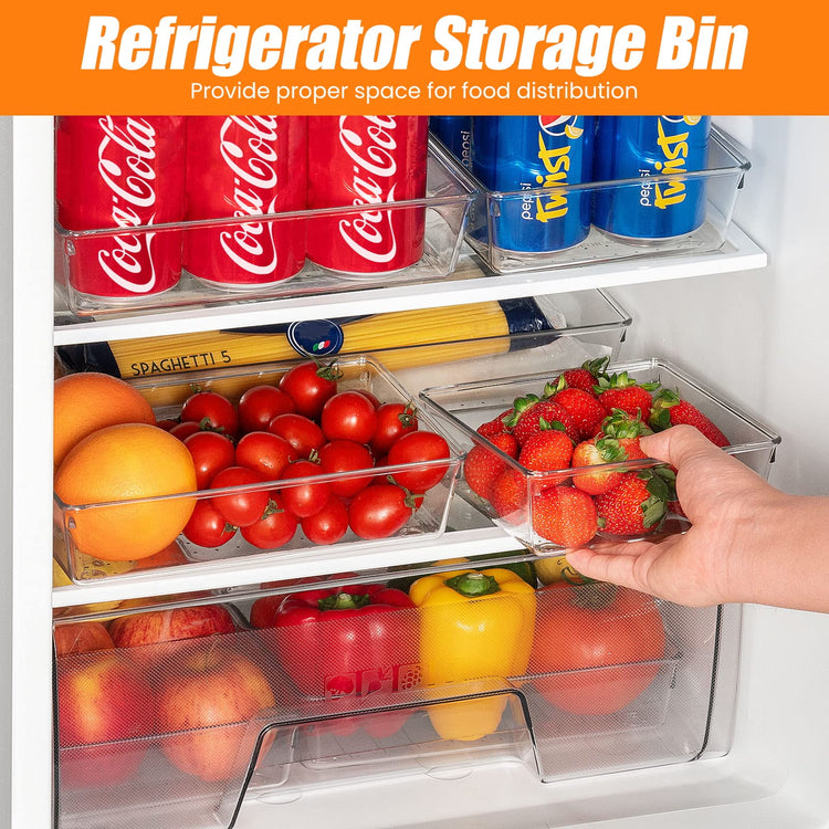 6 Pcs Large Size Clear Drawer Organizer Set (6 Count)