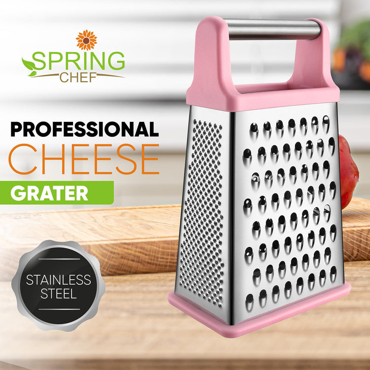 Stainless Steel XL Cheese Grater for Kitchen