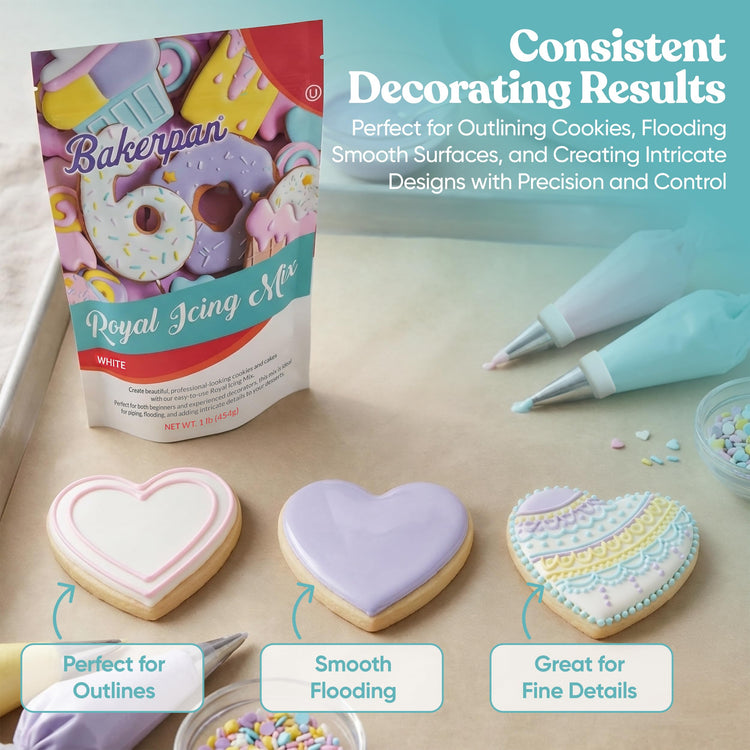 White Royal Icing Mix for Cookies (16 Ounce)