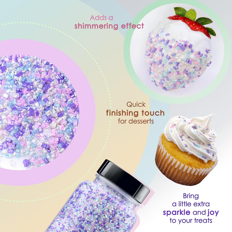 Pastel Pearlized Sugar Sprinkles for Baking (5 Ounce)
