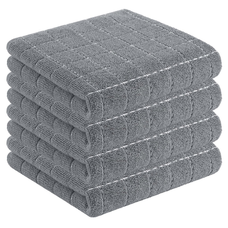 100% Cotton Terry Kitchen Towels (4 Count)