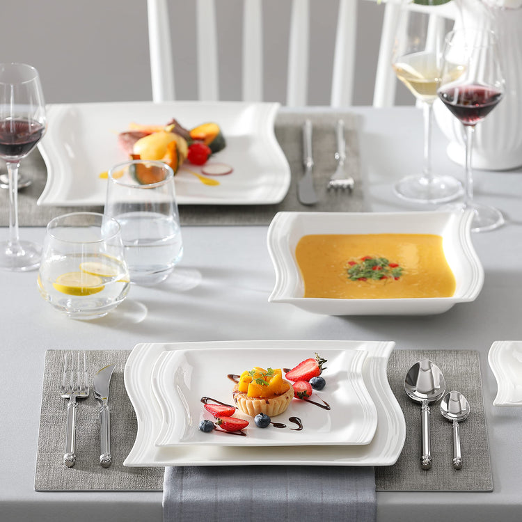 Ivory White Dinnerware Sets