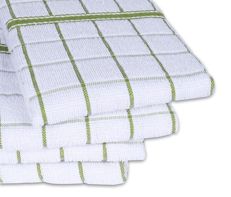 Terry Cotton Kitchen Towels 4 (4 Count)