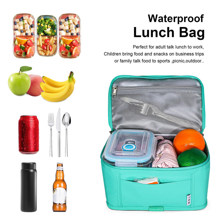 NOL Small Lunch Bag Mini Lunch Box Insulated Lunch Bag for Men