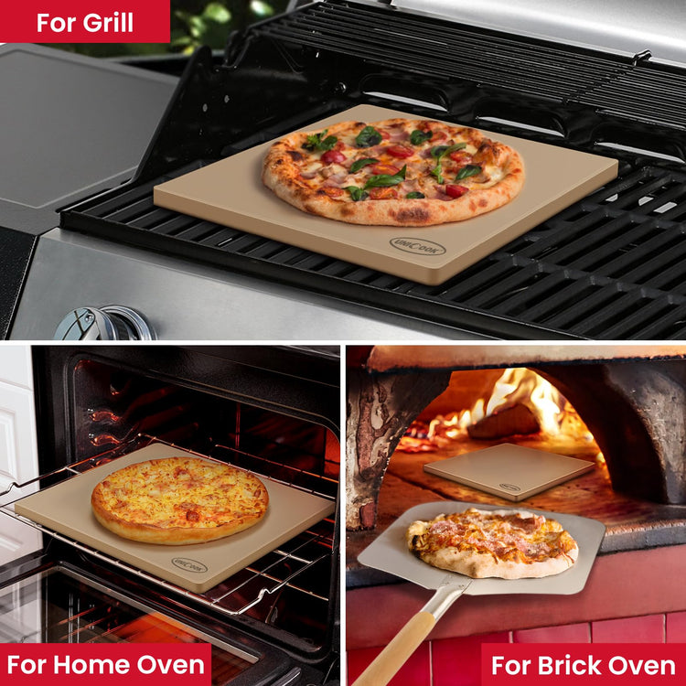 18 x 18 Inch Extra Large Pizza Stone for Oven and Grill