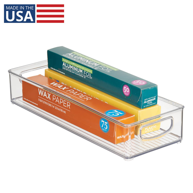 Slim Extra Long Clear Storage Bin