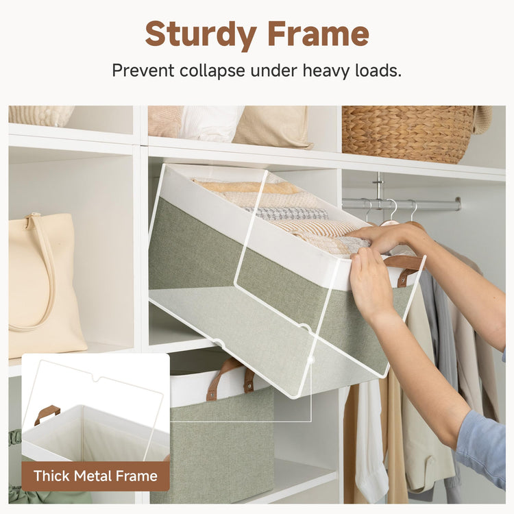 Closet Storage Bins (2 Count)