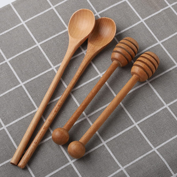 2pcs 6inch Honey Dipper Stick (4 Count)