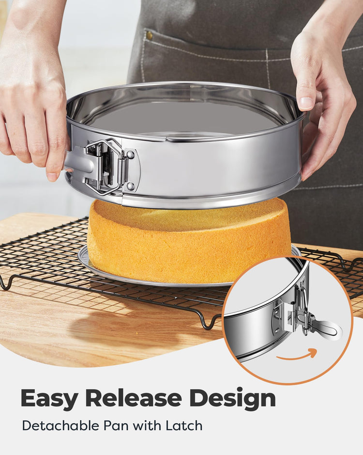 Cake Pan Springform Pan with Removable Bottom