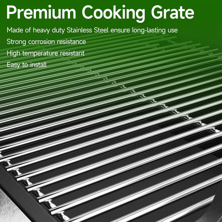 17" Grill Grates for Charbroil Infrared 3 Burner 463242515 463242516 466242515 466242516 G466-0025-W1A 463243016 463246018 463346017 463355220, Stainless Steel Charbroil Grill Replacement Parts