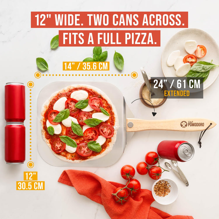 Aluminum Pizza Peel 12x14 in