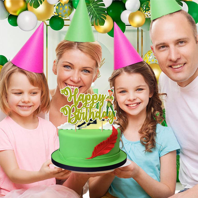 Petr Pan Happy Birthday Cake Topper