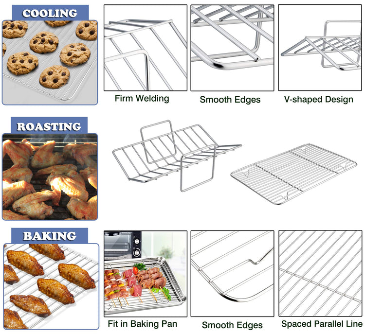 16" Roasting Pan with Racks